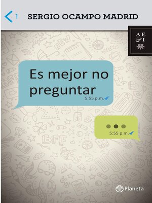 cover image of Es mejor no preguntar